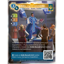 Kakoba, Commandant de Légion (3-3-3) Unique Ordis - Altered TCG - KS Edition