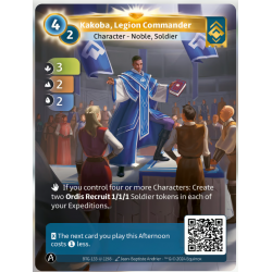 Kakoba, Commandant de Légion (3-2-2) Unique Ordis - Altered TCG - KS Edition