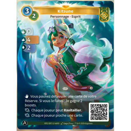 Kitsune (0-4-2) Carte Unique Muna - Altered TCG - Edition KS