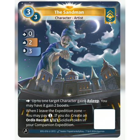The Sandman (0-2-3) Unique Ordis - Altered TCG