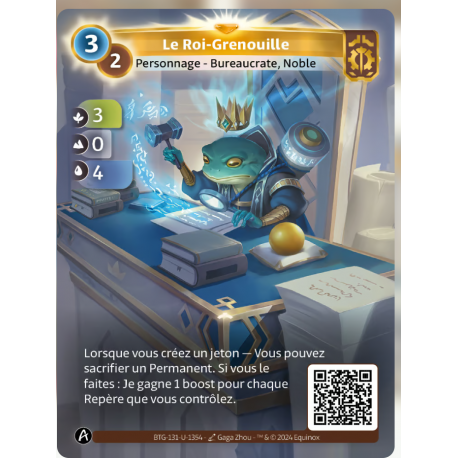 Le Roi Grenouille (3-0-4) Unique Axiom - Altered TCG - Edition KS
