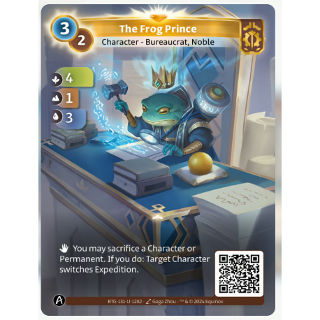 The Frog Prince (4-1-3) Unique Axiom - Altered TCG