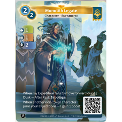 Légat du Monolithe (1-1-2) Carte Unique Ordis - Altered TCG - Edition KS