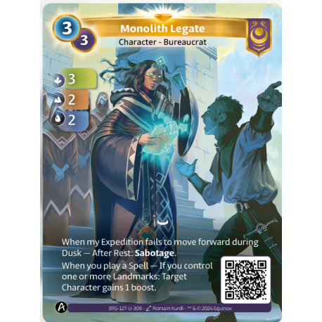Monolith Legate (3-2-2) Unique Yzmir - Altered TCG