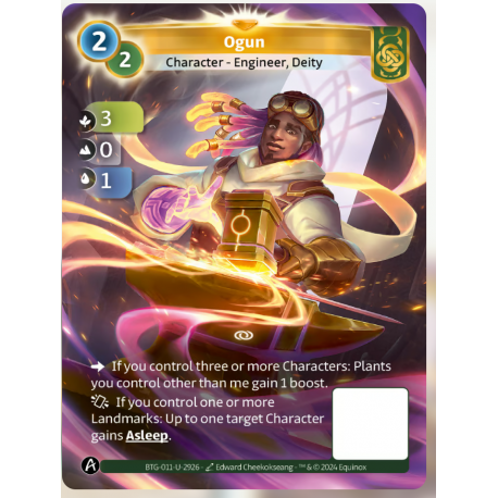 Ogun (3-0-1) Unique Muna - Altered TCG