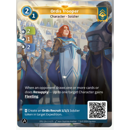 Ordis Trooper (2-1-2) Unique Ordis - Altered TCG