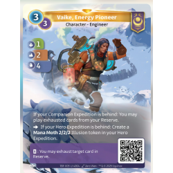 Vaike, L' énergéticienne (1-2-4) Unique Yzmir - Altered TCG - Epreuve du Froid