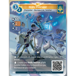 Superviseuse Ordis (0-2-2) Carte Unique Ordis - Altered TCG - Epreuve du Froid
