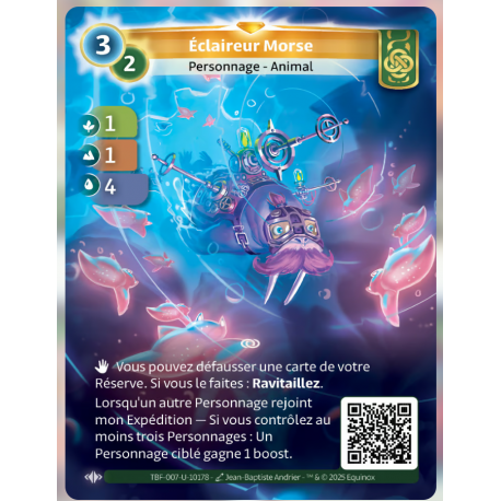 Eclaireur Morse (1-1-4) Carte Unique Muna - Altered TCG - Epreuve du Froid