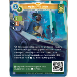Opératrice Ordis (3-1-2) Carte Unique Muna - Altered TCG - Epreuve du Froid