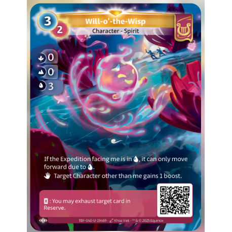 Will-o' the-Wisp (0-0-3) Unique Lyra - Altered TCG