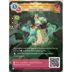 Perséphone (5-0-0) Carte Unique Lyra - Altered TCG - Epreuve du Froid