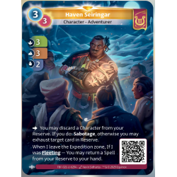 Seiringar de Havre (3-3-2) Carte Unique Lyra - Altered TCG - Epreuve du Froid