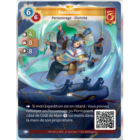 Benzaiten (4-8-8) Carte Unique Bravos - Altered TCG - Epreuve du Froid