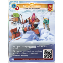 Déblayeur Bravos (2-1-0) Carte Unique Bravos - Altered TCG - Epreuve du Froid