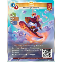 Skadi (1-4-2) Carte Unique Bravos - Altered TCG - Epreuve du Froid