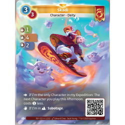 Skadi (1-4-2) Carte Unique Bravos - Altered TCG - Epreuve du Froid