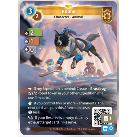Hound (2-1-0) Unique Axiom - Altered TCG