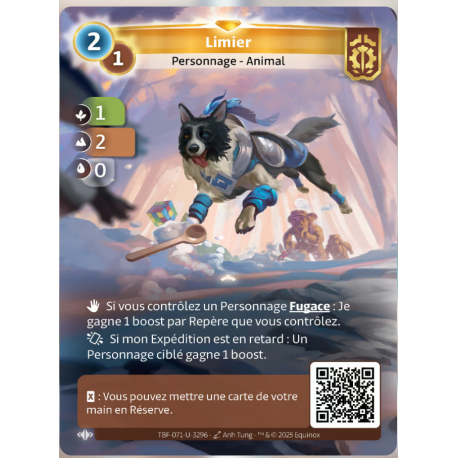 Limier (1-2-0) Carte Unique Axiom - Altered TCG - Epreuve du Froid