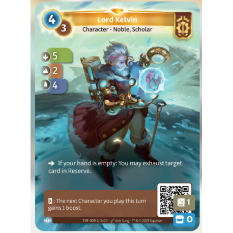 Lord Kelvin (5-2-4) Unique Axiom - Altered TCG