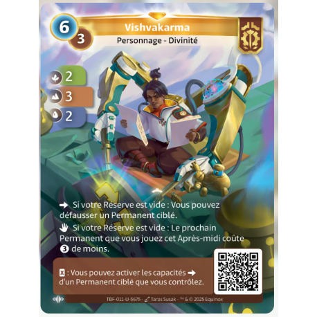 Vishvakarma (2-3-2) Carte Unique Axiom - Altered TCG - Epreuve du Froid