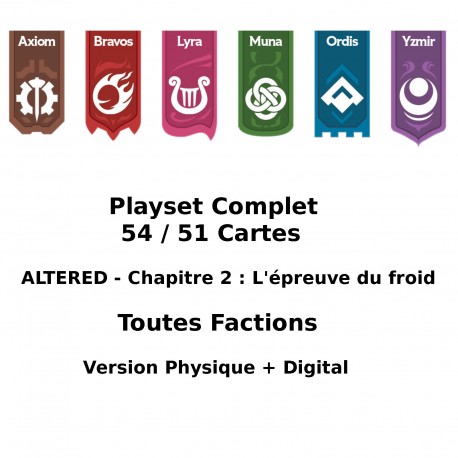 Playset Communes Altered Chapitre 2 : Epreuve du Froid