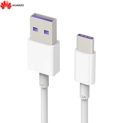 Câble Data USB vers Type-C original Huawei 4072007 AP71 40W 5A (1m) Blanc