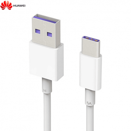 Câble Data USB vers Type-C original Huawei 4072007 AP71 40W 5A (1m) Blanc
