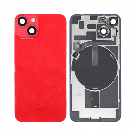 Remplacement de la Vitre arrière iPhone 14 complète lentille + plaque