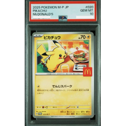 PSA 10 Pikachu 020/M-P McDonald's Promos 2025