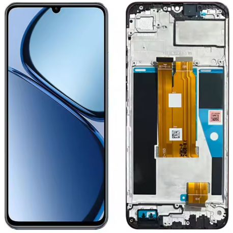 change Realme C61 display RMX3939, RMX3930