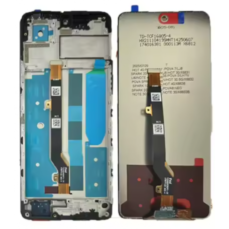 réparation écran Tecno POVA 7 4G / LJ6