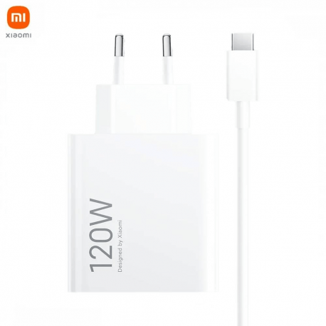 120W charger Xiaomi original mains to Usb-c Hypercharge - Home