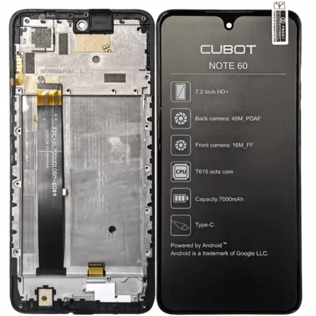 réparer écran Cubot Note 60
