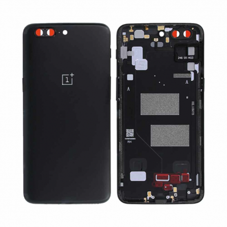 OnePlus 5 Black Rear Glass - Premium