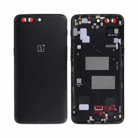 Vitre arrière OnePlus 5 Noir - Premium