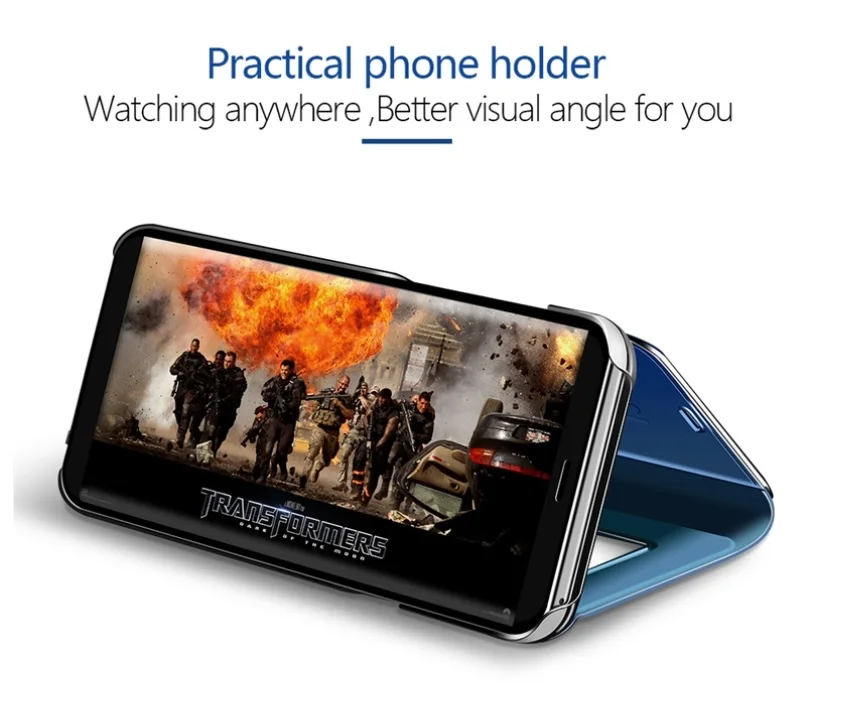 Housse clear view pour Samsung Galaxy S8+