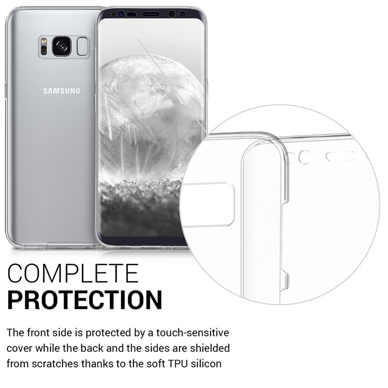 Coque protection silicone 360° Galaxy S8