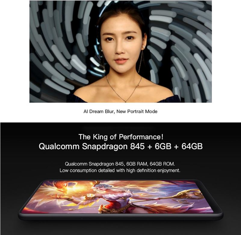 Caractéristiques Mi Mix 2S